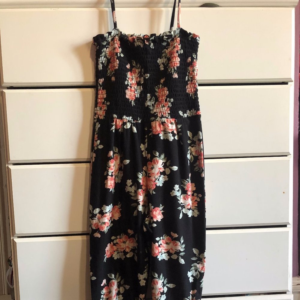 Kids Floral Jumpsuit